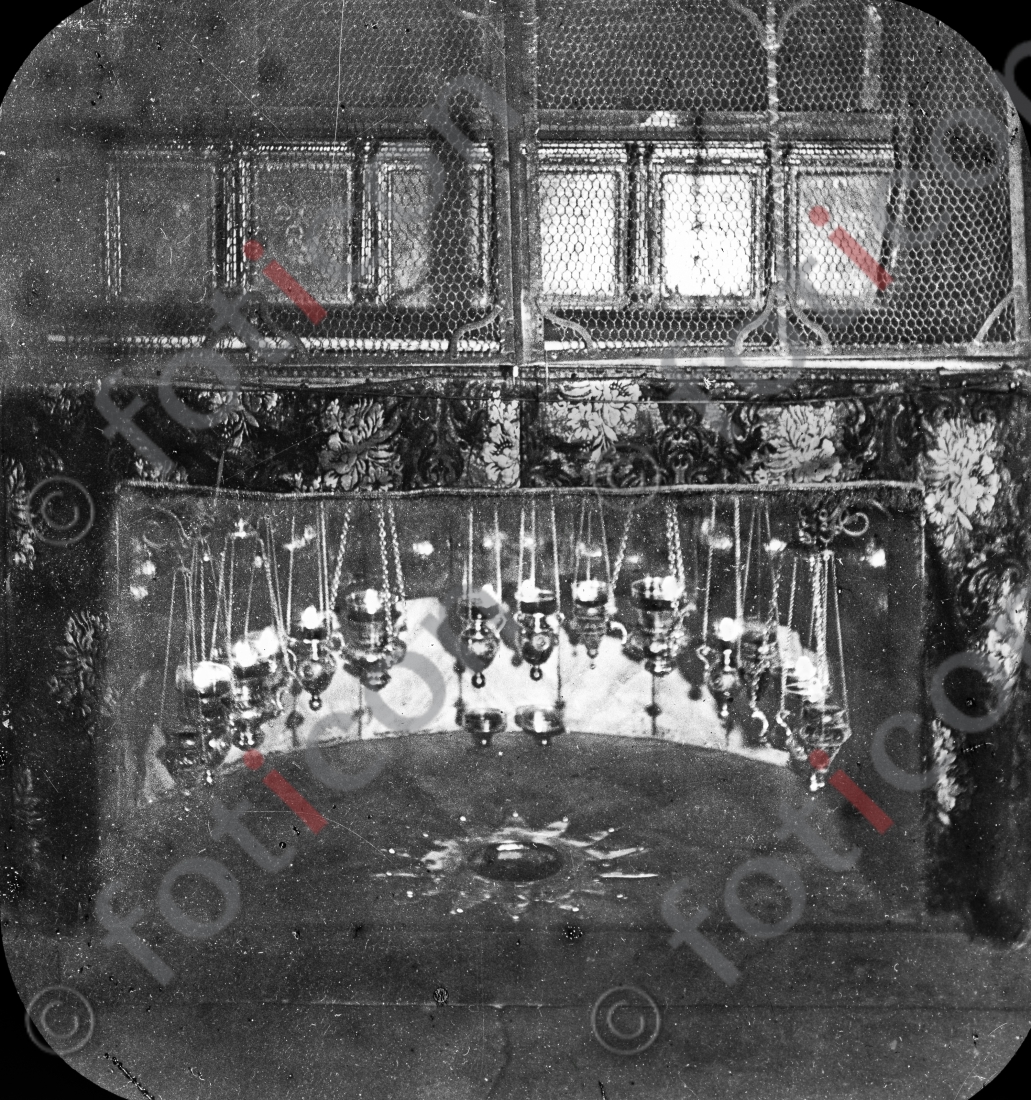 Geburtsaltar | Birth altar - Foto foticon-simon-149a-026-sw.jpg | foticon.de - Bilddatenbank für Motive aus Geschichte und Kultur